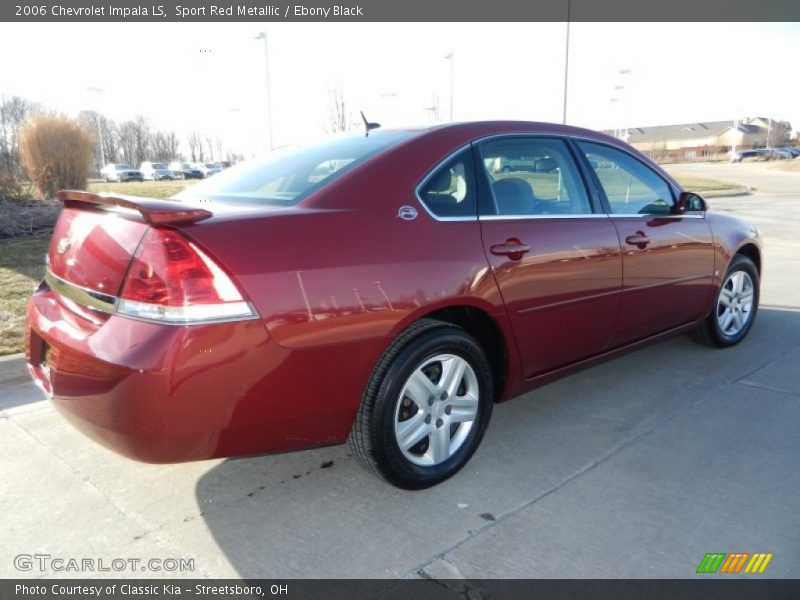 Sport Red Metallic / Ebony Black 2006 Chevrolet Impala LS