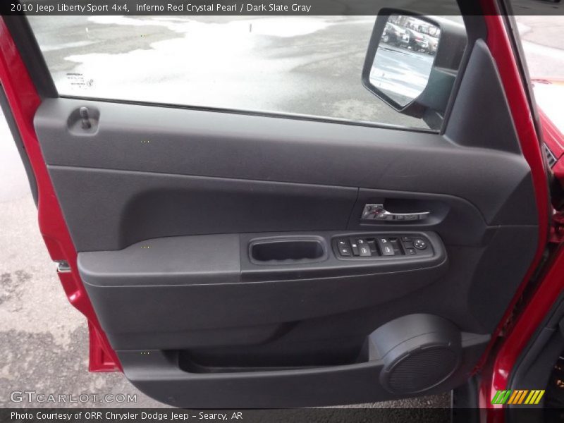 Inferno Red Crystal Pearl / Dark Slate Gray 2010 Jeep Liberty Sport 4x4