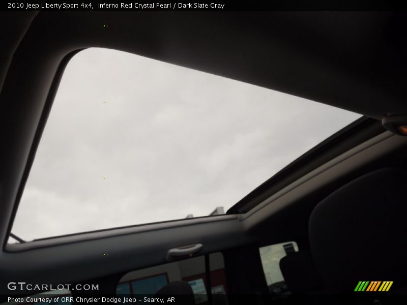 Inferno Red Crystal Pearl / Dark Slate Gray 2010 Jeep Liberty Sport 4x4