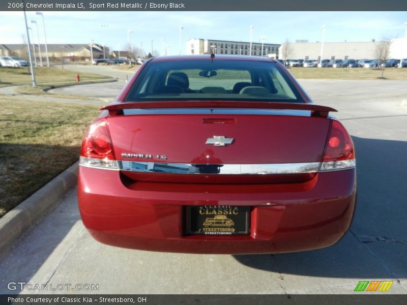 Sport Red Metallic / Ebony Black 2006 Chevrolet Impala LS