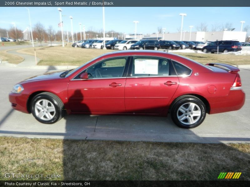 Sport Red Metallic / Ebony Black 2006 Chevrolet Impala LS