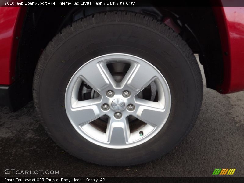 Inferno Red Crystal Pearl / Dark Slate Gray 2010 Jeep Liberty Sport 4x4
