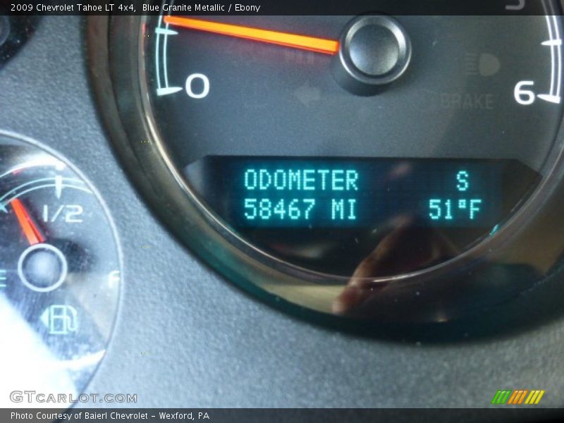 Blue Granite Metallic / Ebony 2009 Chevrolet Tahoe LT 4x4