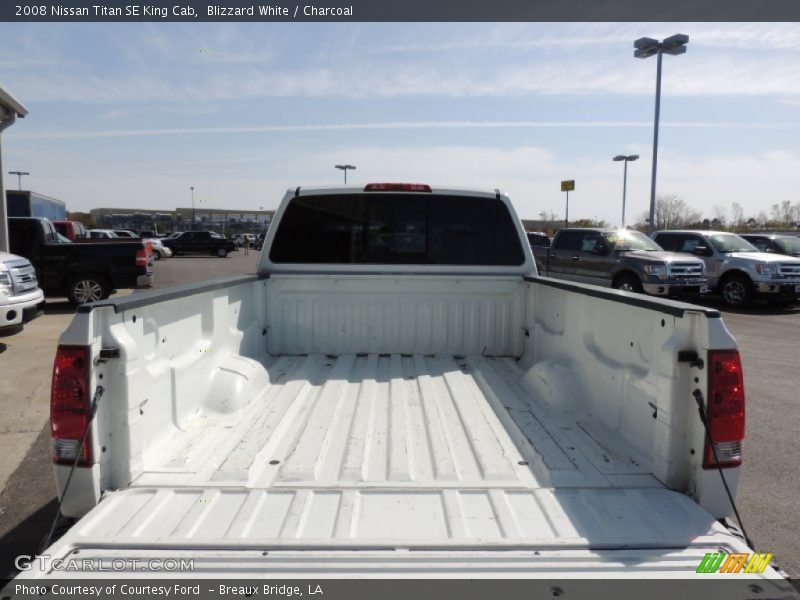Blizzard White / Charcoal 2008 Nissan Titan SE King Cab
