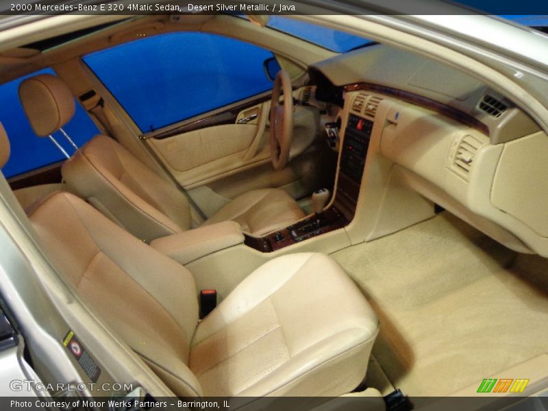  2000 E 320 4Matic Sedan Java Interior
