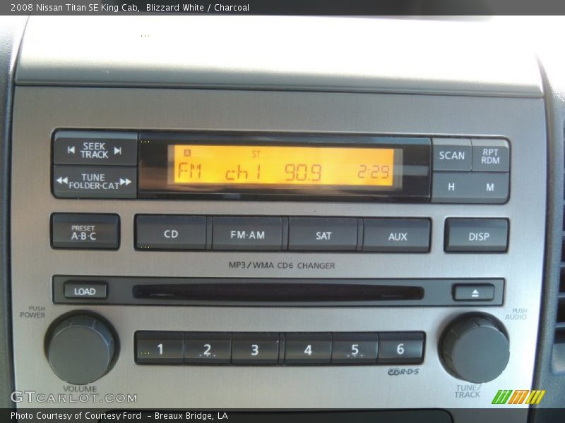 Blizzard White / Charcoal 2008 Nissan Titan SE King Cab