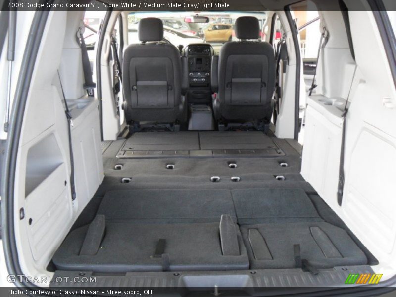 Stone White / Medium Slate Gray/Light Shale 2008 Dodge Grand Caravan SE
