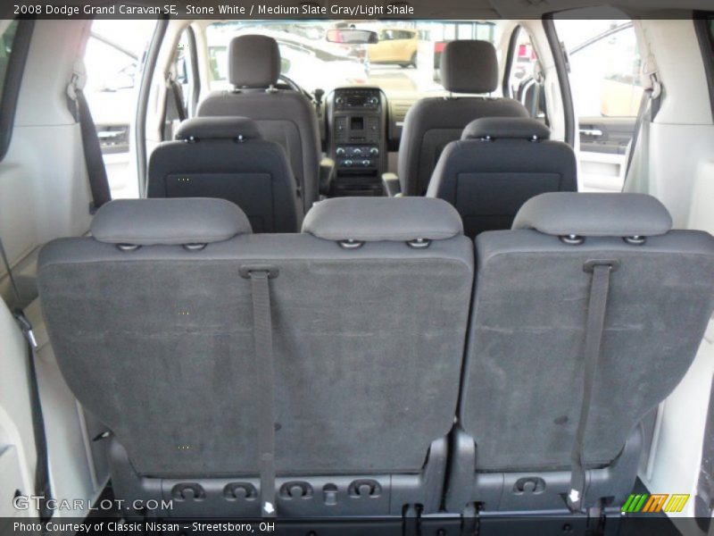 Stone White / Medium Slate Gray/Light Shale 2008 Dodge Grand Caravan SE