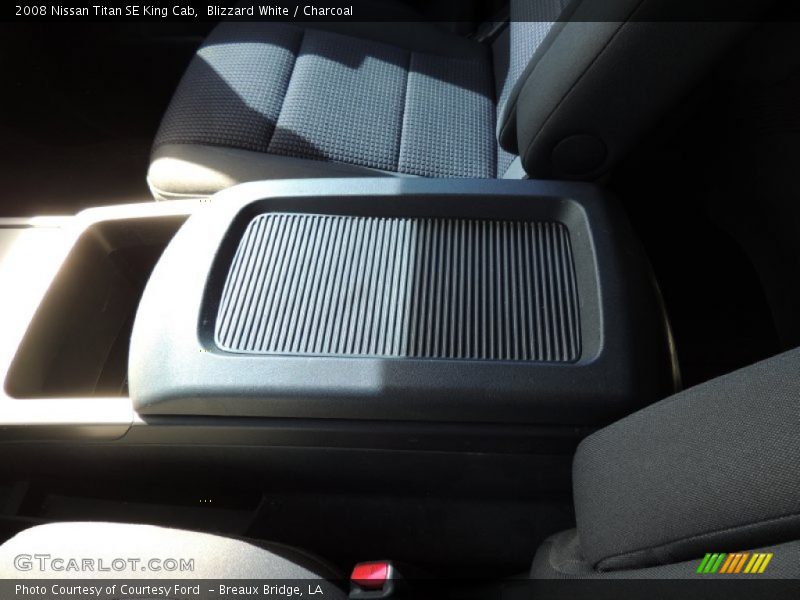 Blizzard White / Charcoal 2008 Nissan Titan SE King Cab
