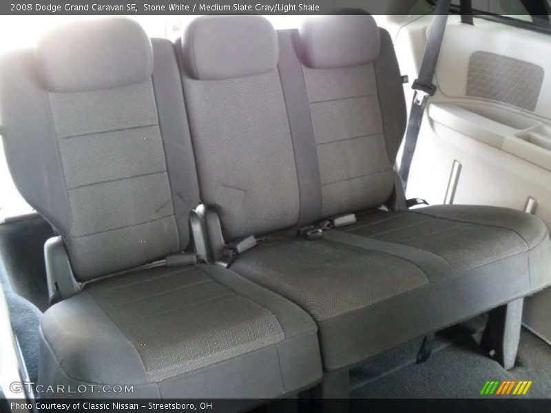 Stone White / Medium Slate Gray/Light Shale 2008 Dodge Grand Caravan SE