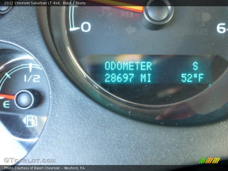 Black / Ebony 2012 Chevrolet Suburban LT 4x4