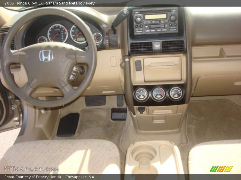 Sahara Sand Metallic / Ivory 2005 Honda CR-V LX