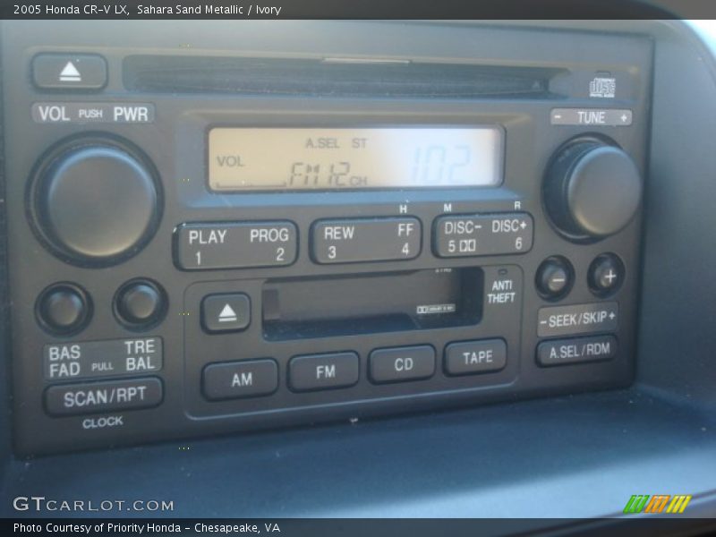 Sahara Sand Metallic / Ivory 2005 Honda CR-V LX