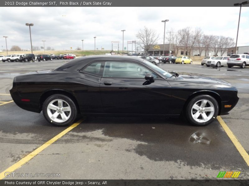 Pitch Black / Dark Slate Gray 2013 Dodge Challenger SXT