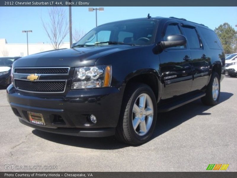 Black / Ebony 2012 Chevrolet Suburban LT 4x4