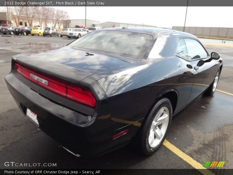 Pitch Black / Dark Slate Gray 2013 Dodge Challenger SXT