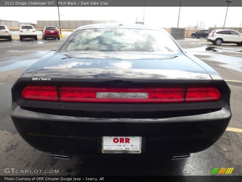 Pitch Black / Dark Slate Gray 2013 Dodge Challenger SXT