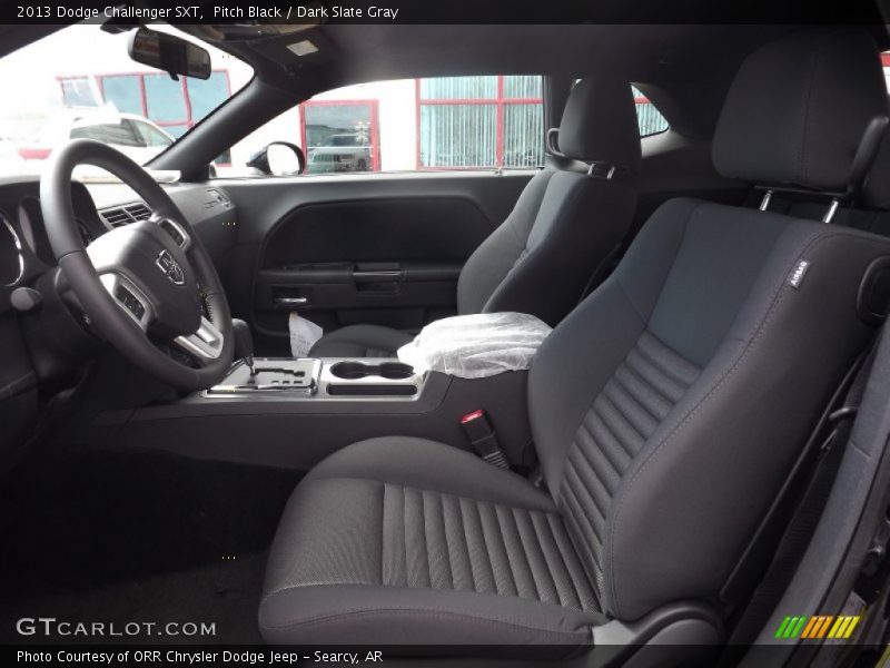 Pitch Black / Dark Slate Gray 2013 Dodge Challenger SXT
