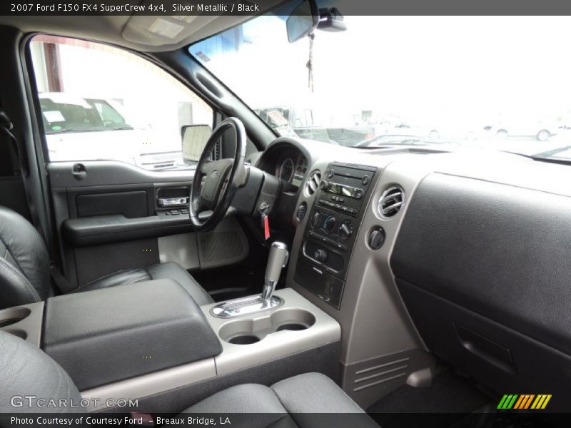 Silver Metallic / Black 2007 Ford F150 FX4 SuperCrew 4x4