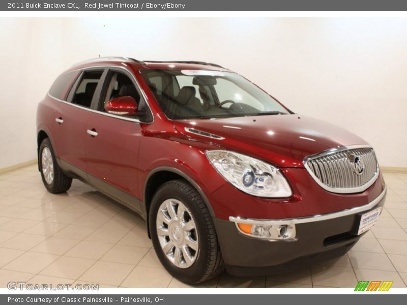 Red Jewel Tintcoat / Ebony/Ebony 2011 Buick Enclave CXL