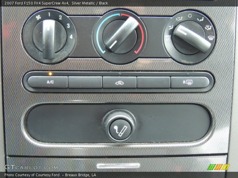 Silver Metallic / Black 2007 Ford F150 FX4 SuperCrew 4x4