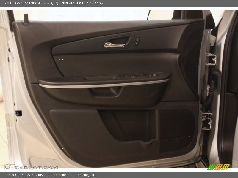 Quicksilver Metallic / Ebony 2011 GMC Acadia SLE AWD