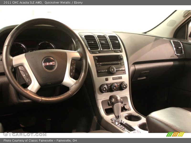 Quicksilver Metallic / Ebony 2011 GMC Acadia SLE AWD