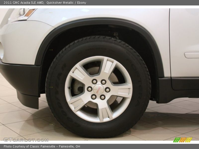 Quicksilver Metallic / Ebony 2011 GMC Acadia SLE AWD