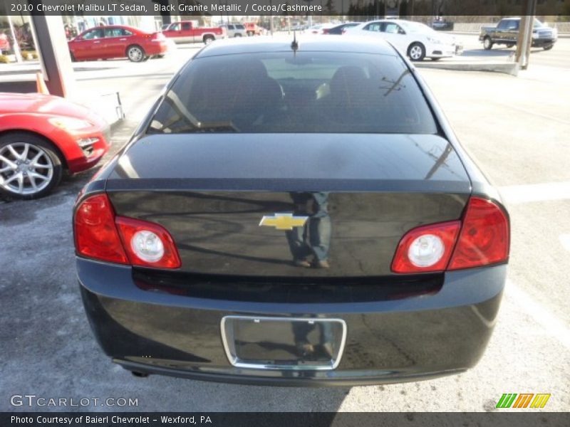 Black Granite Metallic / Cocoa/Cashmere 2010 Chevrolet Malibu LT Sedan
