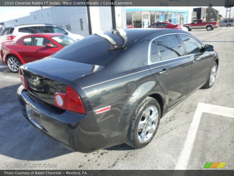 Black Granite Metallic / Cocoa/Cashmere 2010 Chevrolet Malibu LT Sedan