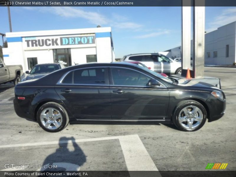 Black Granite Metallic / Cocoa/Cashmere 2010 Chevrolet Malibu LT Sedan