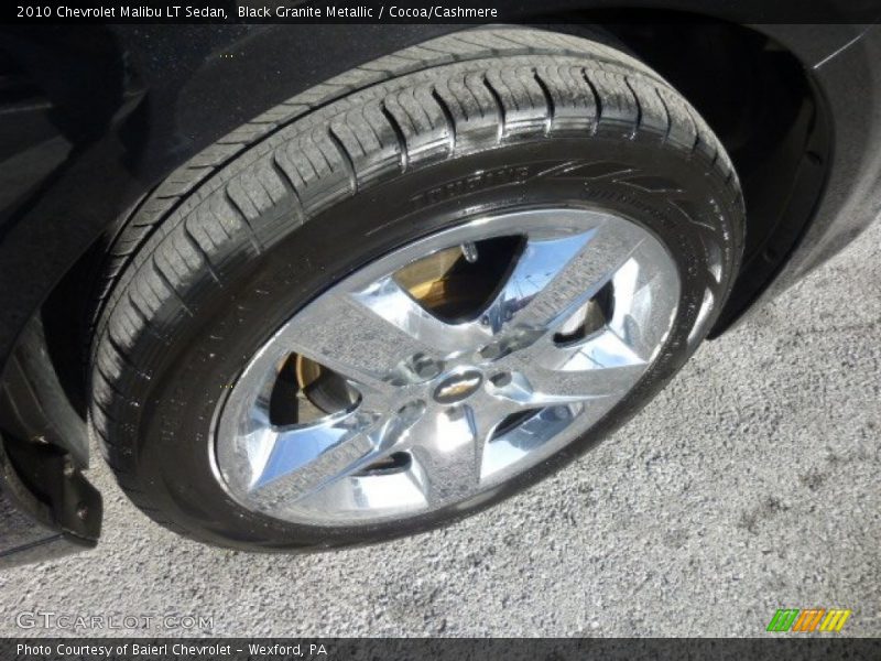 Black Granite Metallic / Cocoa/Cashmere 2010 Chevrolet Malibu LT Sedan