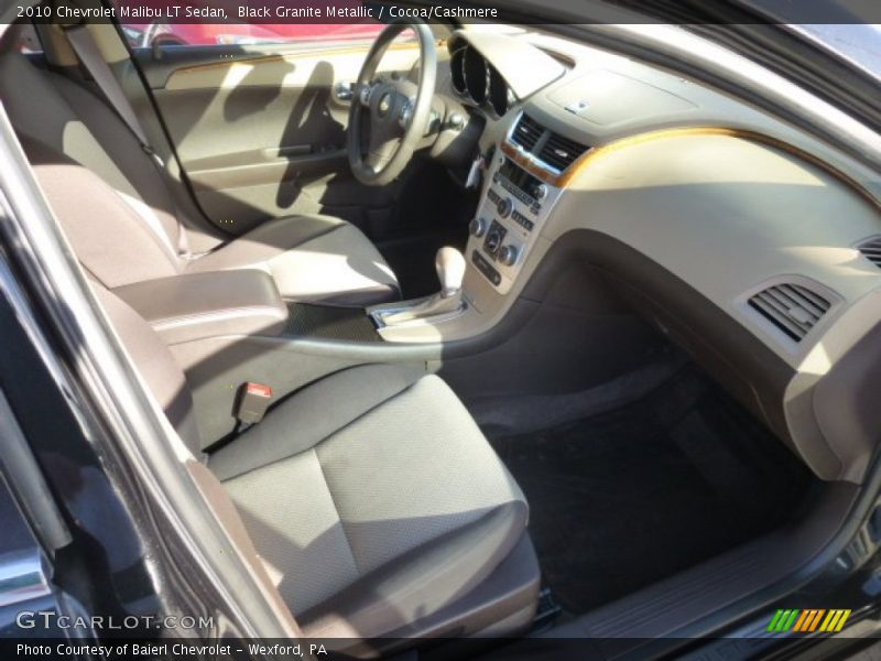 Black Granite Metallic / Cocoa/Cashmere 2010 Chevrolet Malibu LT Sedan