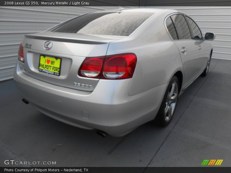 Mercury Metallic / Light Gray 2008 Lexus GS 350