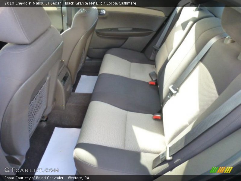 Black Granite Metallic / Cocoa/Cashmere 2010 Chevrolet Malibu LT Sedan