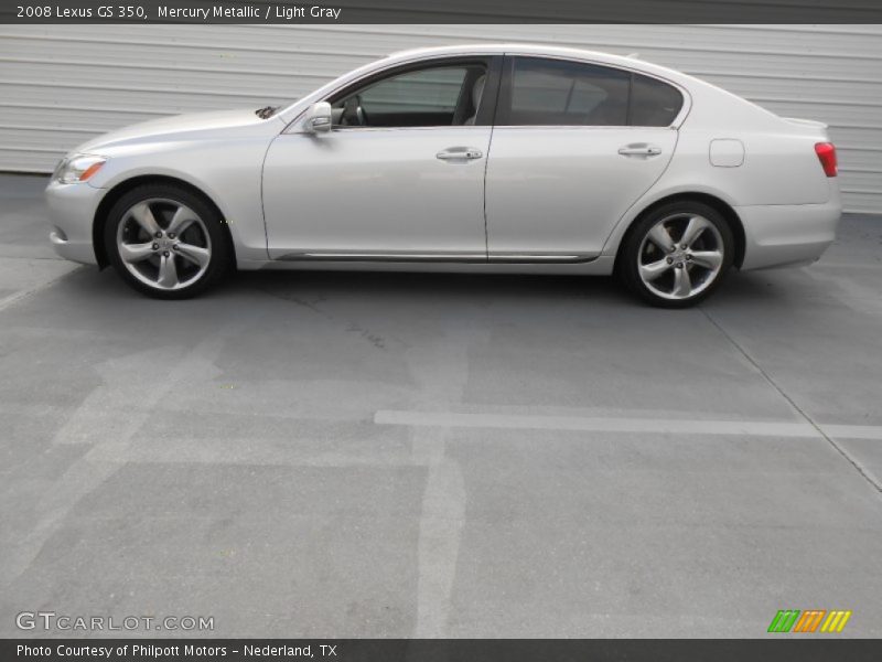 Mercury Metallic / Light Gray 2008 Lexus GS 350