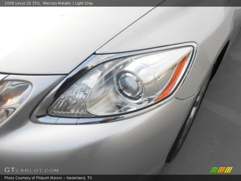 Mercury Metallic / Light Gray 2008 Lexus GS 350