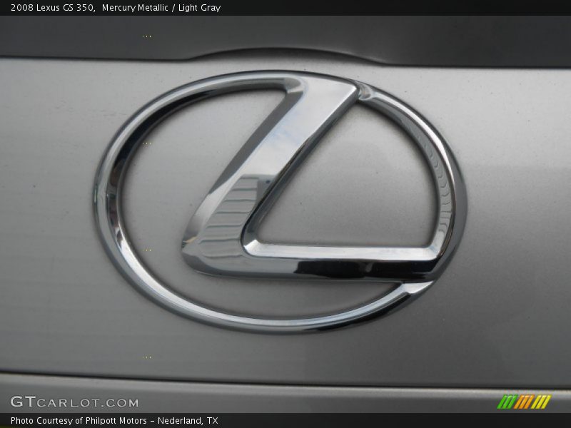 Mercury Metallic / Light Gray 2008 Lexus GS 350