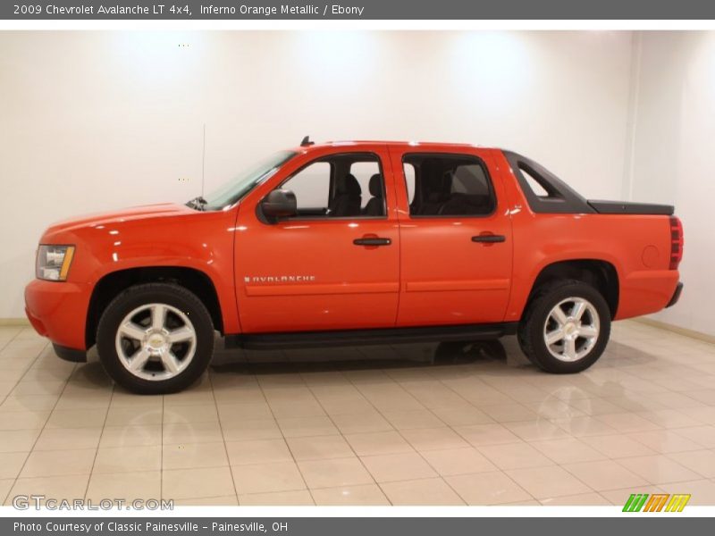  2009 Avalanche LT 4x4 Inferno Orange Metallic