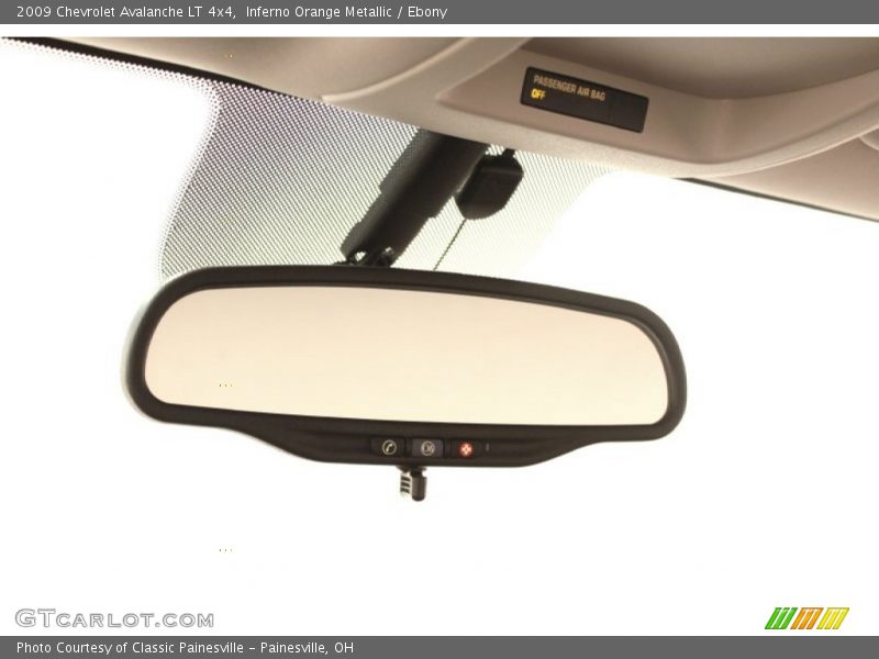 Inferno Orange Metallic / Ebony 2009 Chevrolet Avalanche LT 4x4