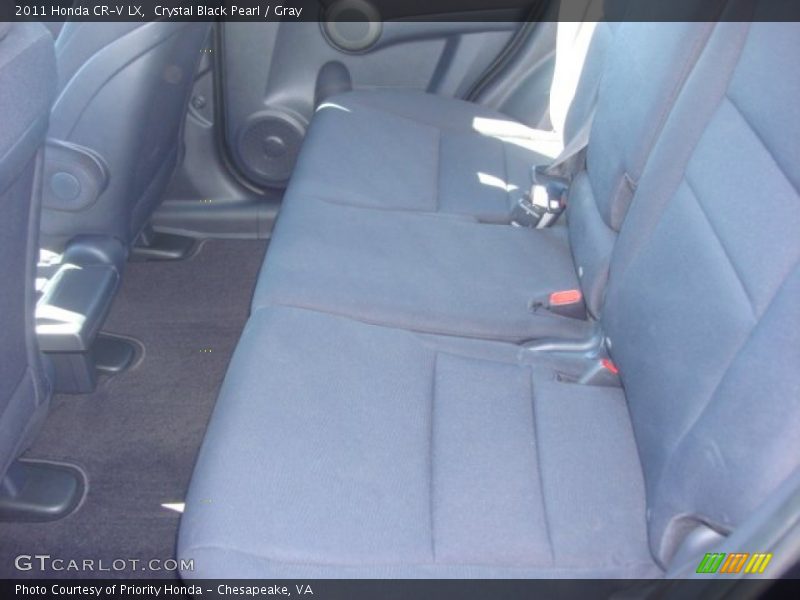 Crystal Black Pearl / Gray 2011 Honda CR-V LX