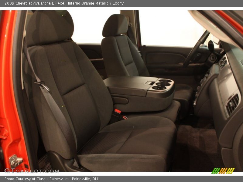 Inferno Orange Metallic / Ebony 2009 Chevrolet Avalanche LT 4x4