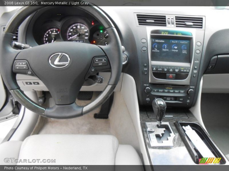 Mercury Metallic / Light Gray 2008 Lexus GS 350