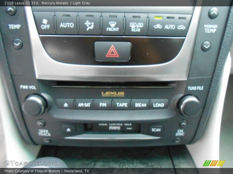 Mercury Metallic / Light Gray 2008 Lexus GS 350