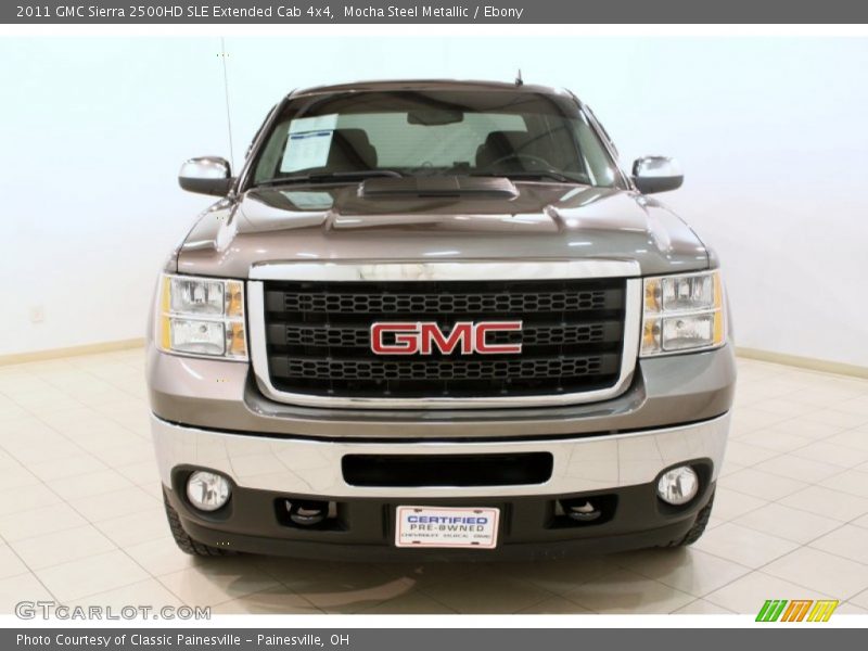 Mocha Steel Metallic / Ebony 2011 GMC Sierra 2500HD SLE Extended Cab 4x4