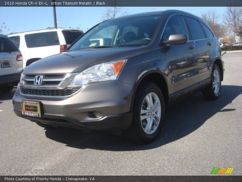 Urban Titanium Metallic / Black 2010 Honda CR-V EX-L