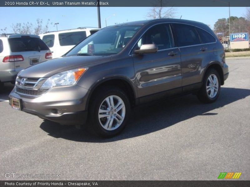 Urban Titanium Metallic / Black 2010 Honda CR-V EX-L