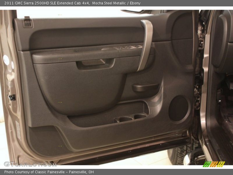 Mocha Steel Metallic / Ebony 2011 GMC Sierra 2500HD SLE Extended Cab 4x4