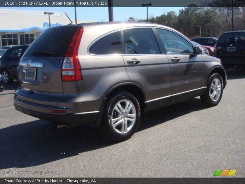 Urban Titanium Metallic / Black 2010 Honda CR-V EX-L