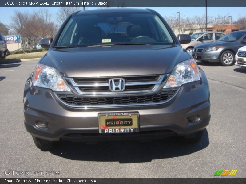 Urban Titanium Metallic / Black 2010 Honda CR-V EX-L